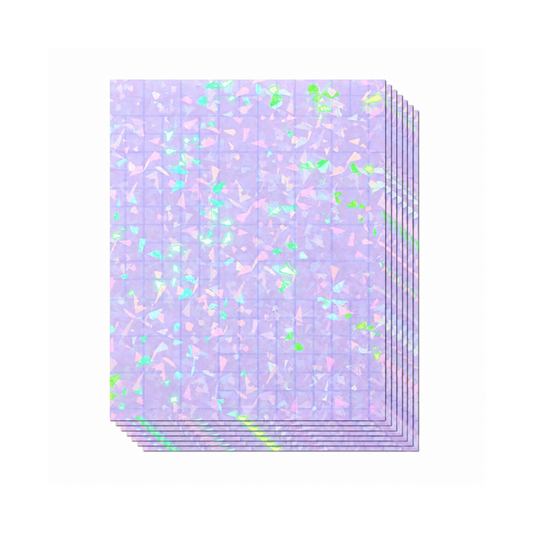 Holographic Clear Self-Adhesive Laminate Sheets